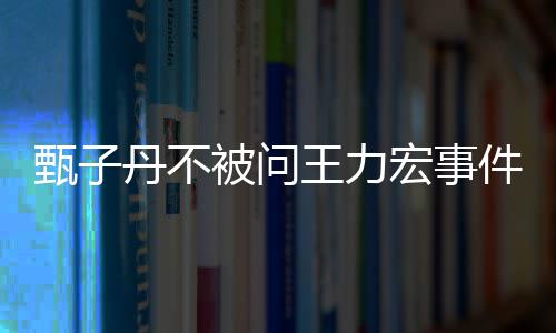被问榜样王力我不丹不评别宏事好的要做人 敢批甄子件